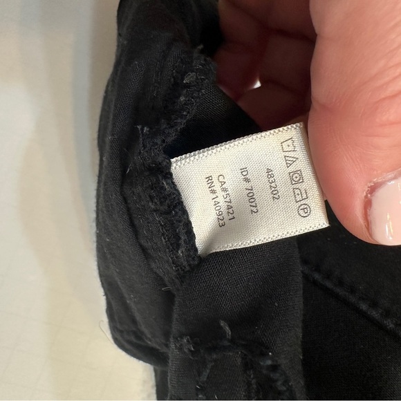 Women's LOFT brushed Black Jeans Size 8 - Picture 7 of 8